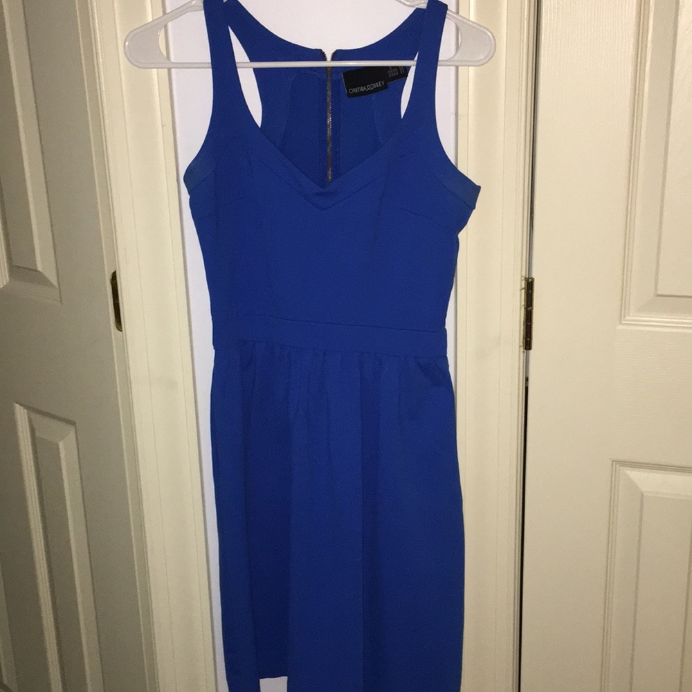 Blue Cynthia Rowley dress. Size XS